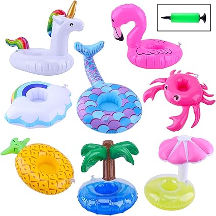 inflatable drink holders for pool
