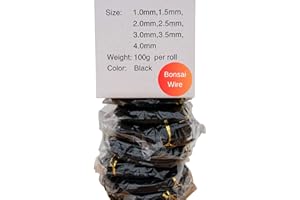 Bonsai Outlet Bonsai Wire Set - Tinyroots Seven Pack Quality Training Wire for Bonsai Trees, Includes Sizes 1.0mm to 4.0mm, Helps Shape and Train All Types of Bonsai Plants