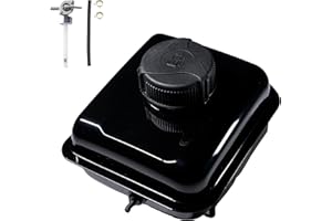 JMCHstore Gas Fuel Tank W/ Side Vent port for Coleman 98cc CK100 CK100-S SK100 Kids Go Kart, Screw on Fuel Tank for Realtree RTK100, Monster / Mega moto MAX MM-K100 ,154F 3.0 hp Engine Parts
