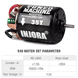 INJORA 540 Brushed Motor 35T Waterproof Motor for