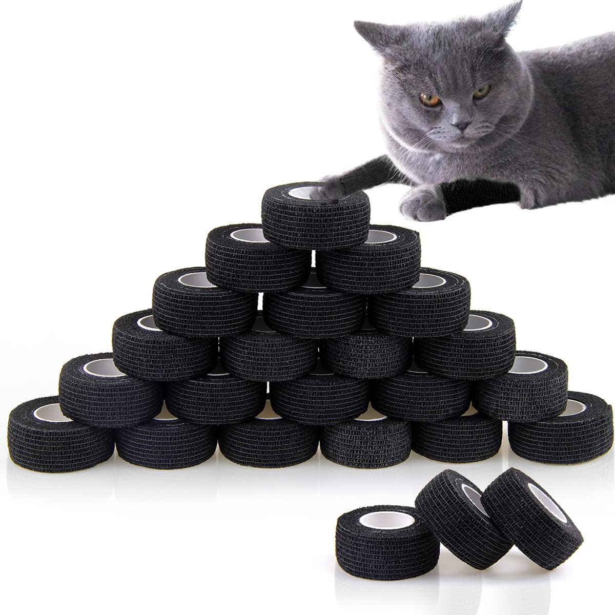 AUPCON Pet Bandage Cohesive Bandages Self Adherent Bandage First Aid Sports Wrap Bandages