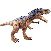 Mattel Jurassic World Massive Biters Dinosaur Action Figure, Siats Meekerorum Large Dino Toy with Tail-Activated Strike &amp; Chomping Motion