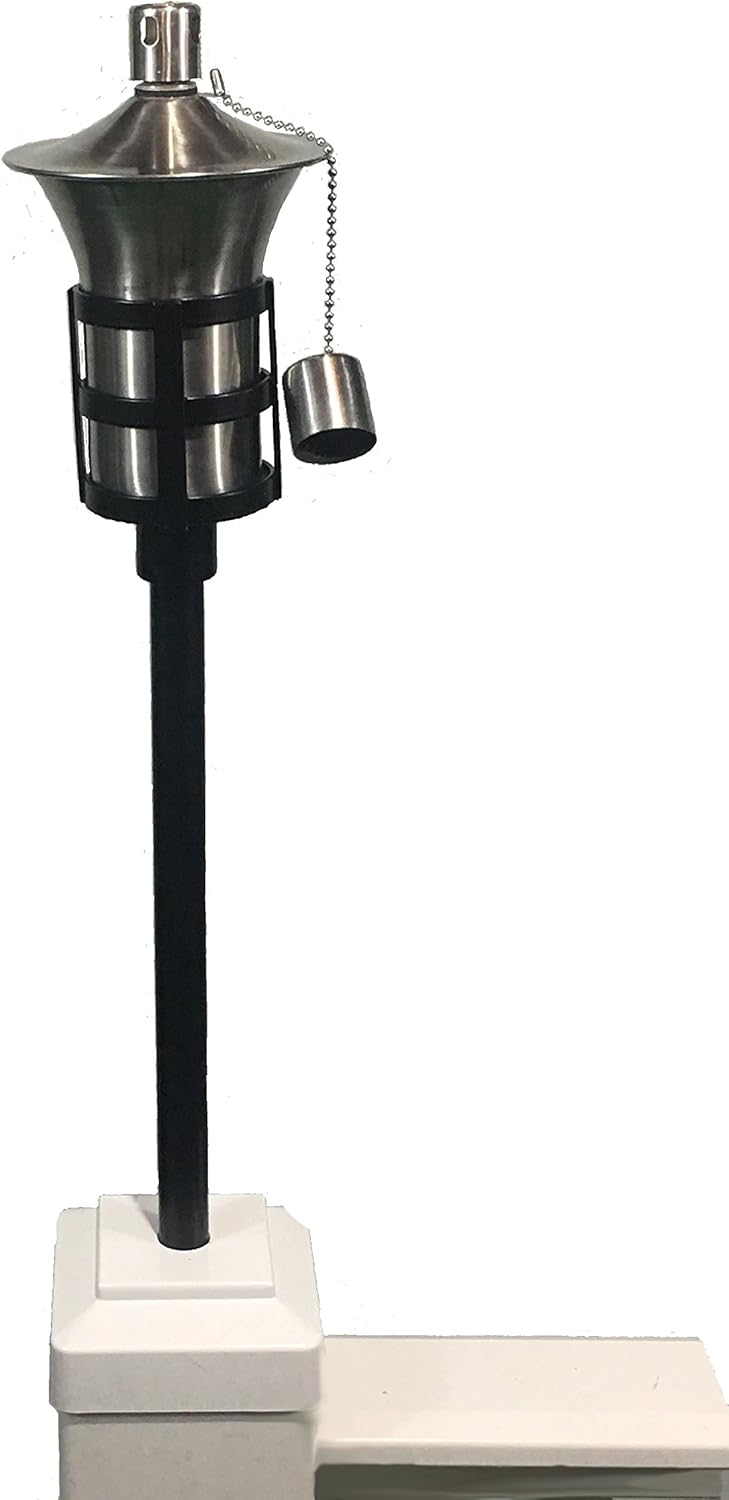 TruPost TPOL12SS Oil Lamp (Torch) for a Deck Railing or