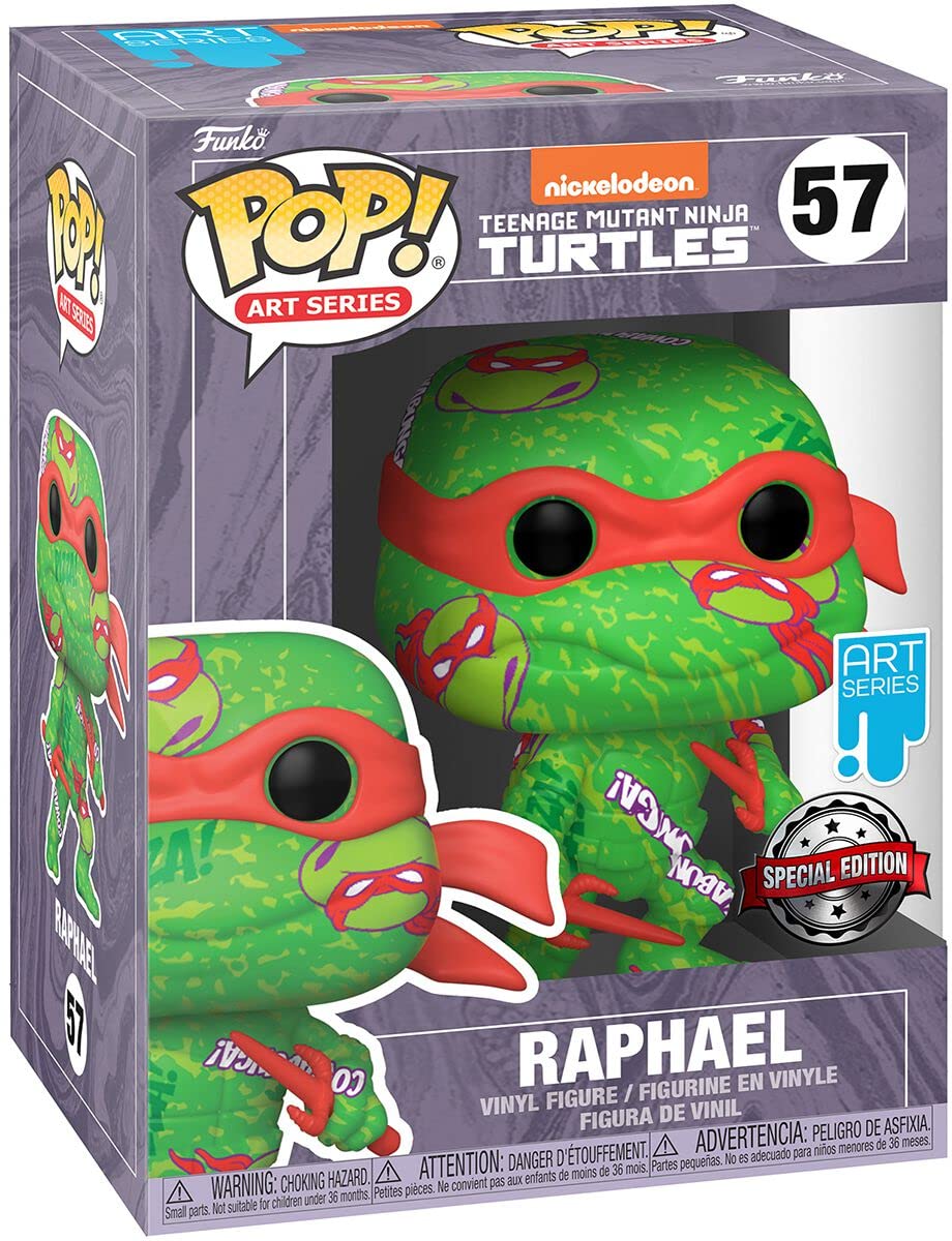 Raphael Artist Series Teenage Mutant Ninja Turtles Funko Pop! Vinyl Figure with Pop! Protector - Exclusive