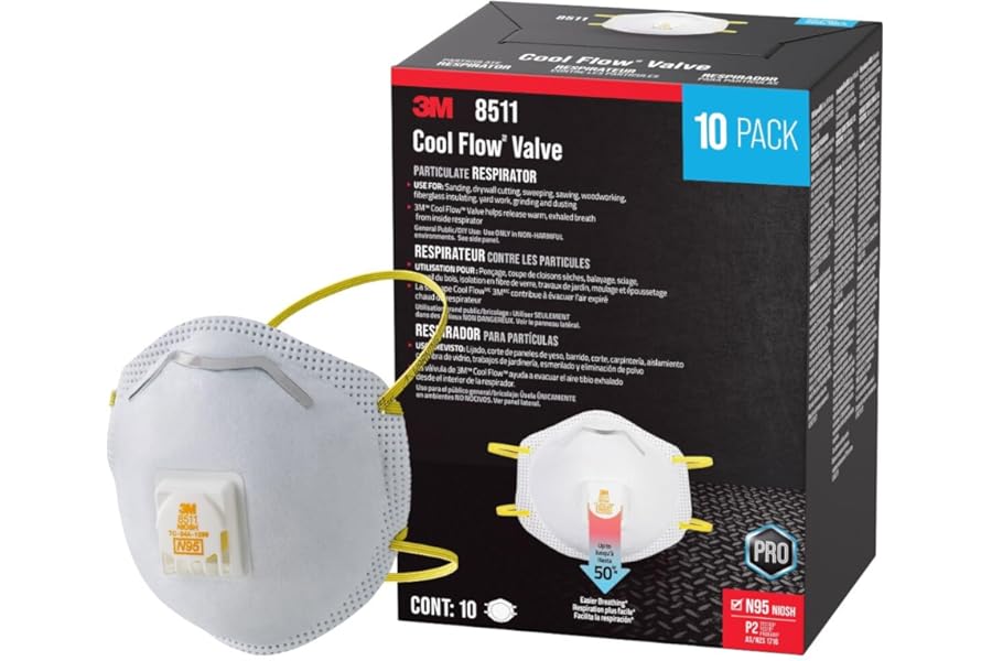 Best NIOSH N95 Respirator Cool Flow Valve 2026