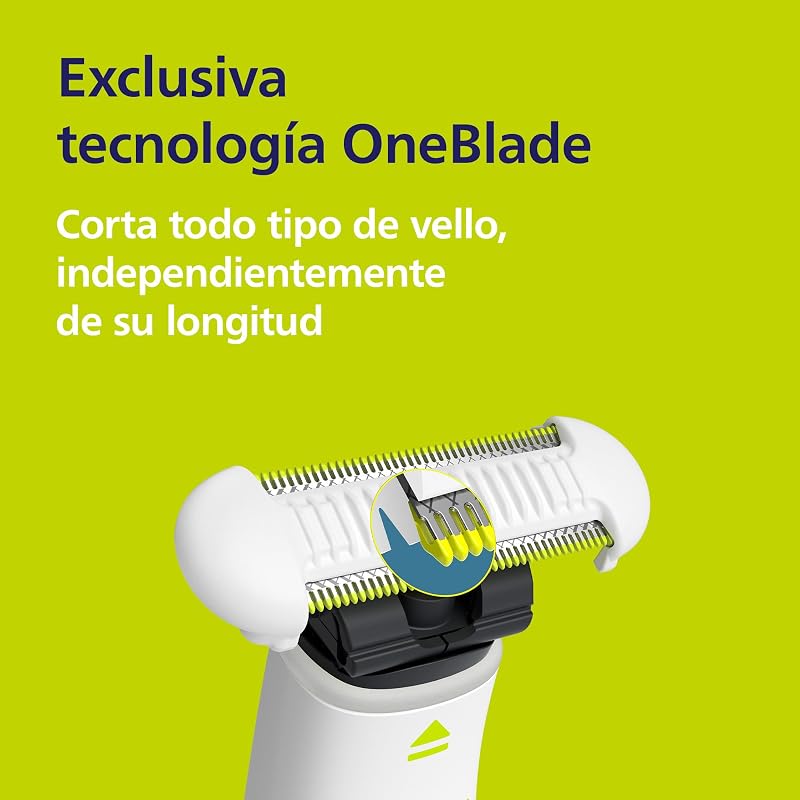 OneBlade Intimate - Recorta y afeita con mayor protección de la piel, modelo QP1930/30