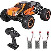 GoolRC 16889A Pro Brushless RC Cars for Adults, 1:16 Scale Remote Control Car, 4WD 45KM/H High Speed RC Truggy, 2.4GHz All Terrains Off Road Monster Truck with 3 Batteries
