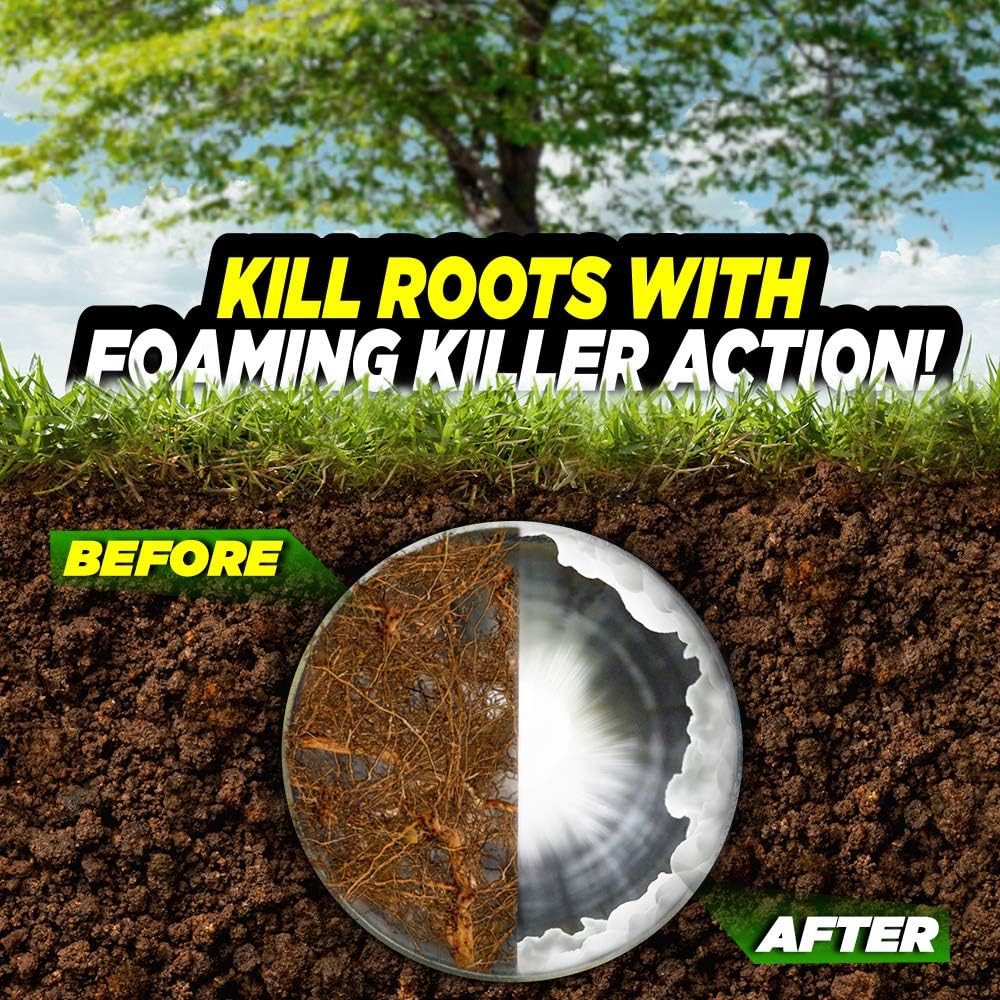 FOAMING Root Killer | Kills Tree Roots in Pipes & Sewer Lines | Contains No Copper Sulfate … (10 lb Jug): Health & Personal Care