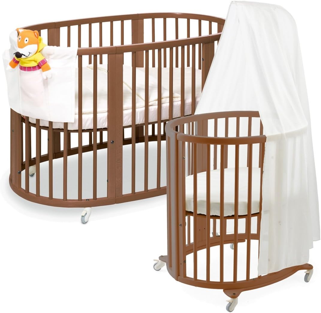 stokke crib walnut
