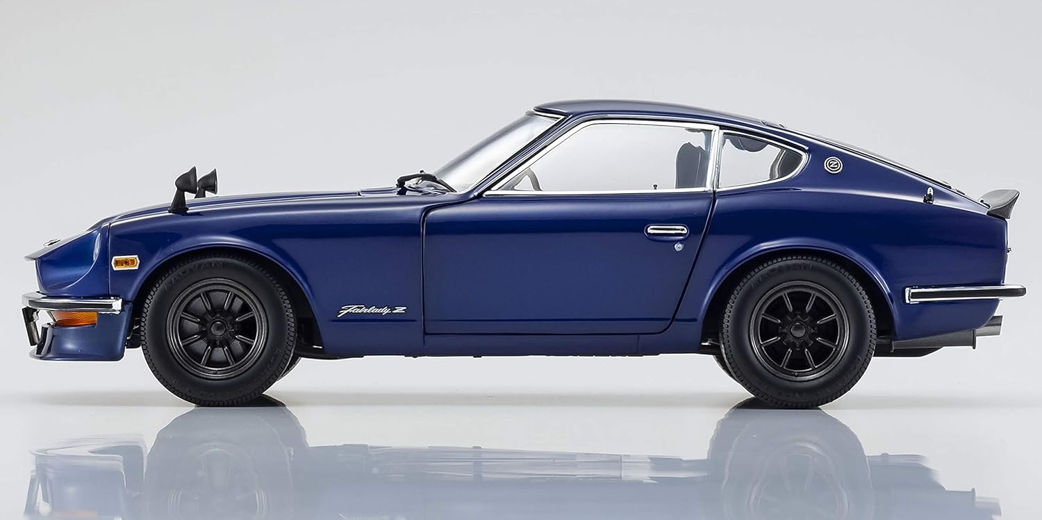 1970 Nissan Fairlady Z 1 18 Model By Kyosho Blue Metallic S30 Rhd Contemporary Manufacture Diecast Toy Vehicles