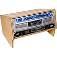 Sound Town DIY 4U Angled Desktop Turret Studio Rack with Solid Baltic Birch Plywood, Golden Oak, Assembly Required (SDRK-Y4SL)