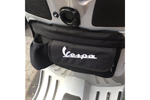 XIDAODIT Storage Bag for Piaggio Vespa GTS 150 125 200 Super LX 125FL GTS 125ie 300ie Super GTS 300 Sprint Primavera Motorbike Tool Bag (black)