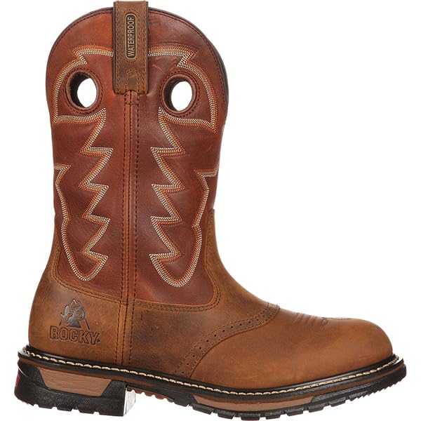 Dan Post Botas Blayde Para Hombre De 11 Pulgadas, Impermeables, Con Punta Compuesta, Zapatos De Seguridad Para El Trabajo, Estilo Casual, Color Marrón, Bronceado (Saddle Tan), 16