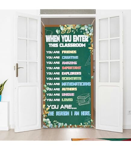 Arricraft 1 Pc Couverture De Porte En Polyester à Thème De Salle De