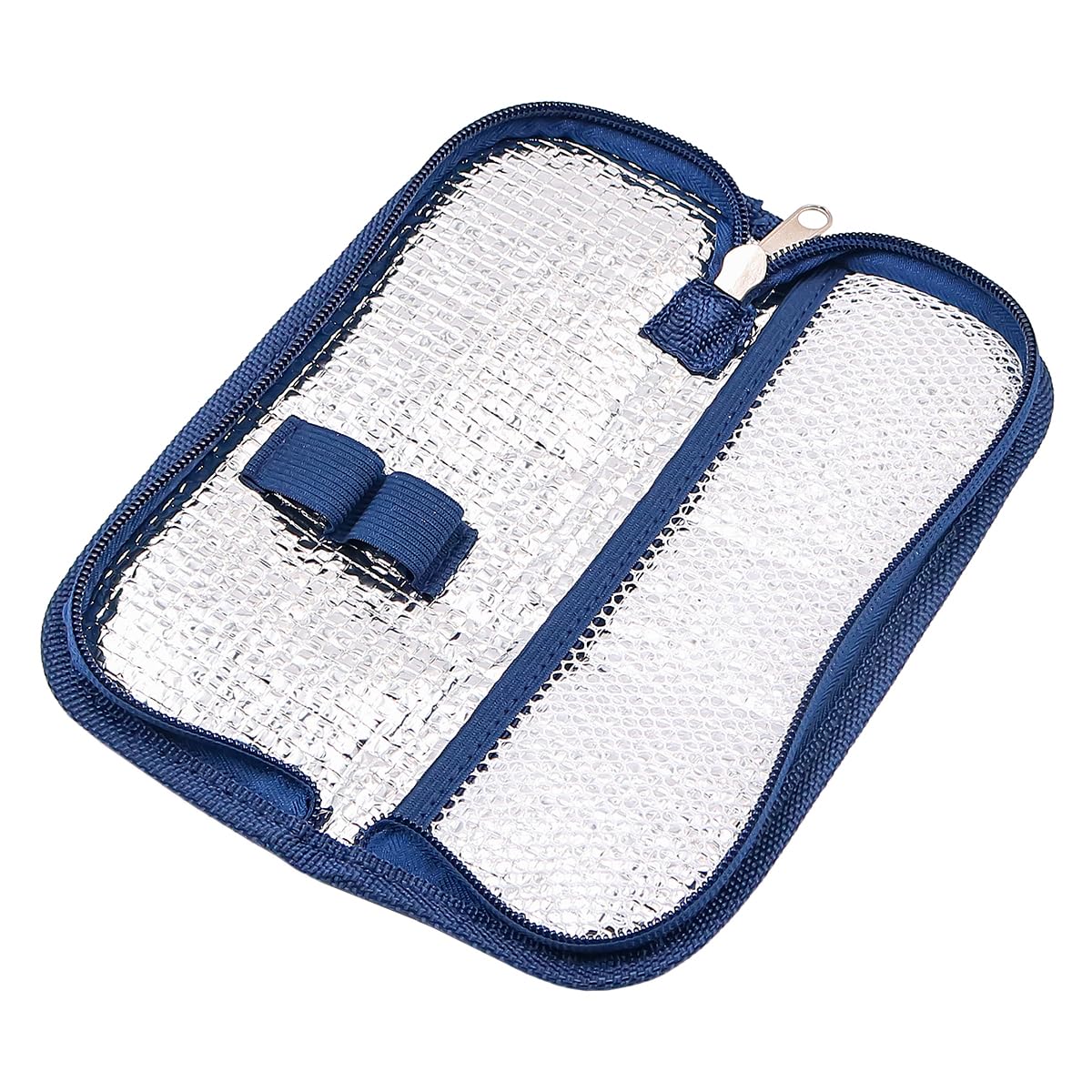 Alnicov Insulin Cooler Travel Case Portable Cooler Bag Medicine Cool Bag for Refrigeration of Medicines Blue
