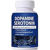 Smelling salts Serotonin and Dopamine Supplements – Natural Neurotransmitter Support with 5-HTP & Mucuna Pruriens – Boost Mood, Focus & Energy – 90 Capsules for Women & Men
