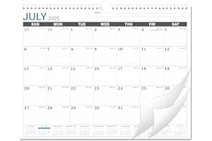 LORTARL Wall Calendar 2025-2026 - 2025-2026 Calendar Wall from Jul. 2025 to Dec. 2026, 18 Monthly Calendar with Large Ruled Blocks and Julian Dates, Calendars for Easy Planning, 11.5''x14.75''