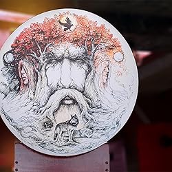 FIRLAR Shaman Drum,10 Inch Shaman Hand Drum With