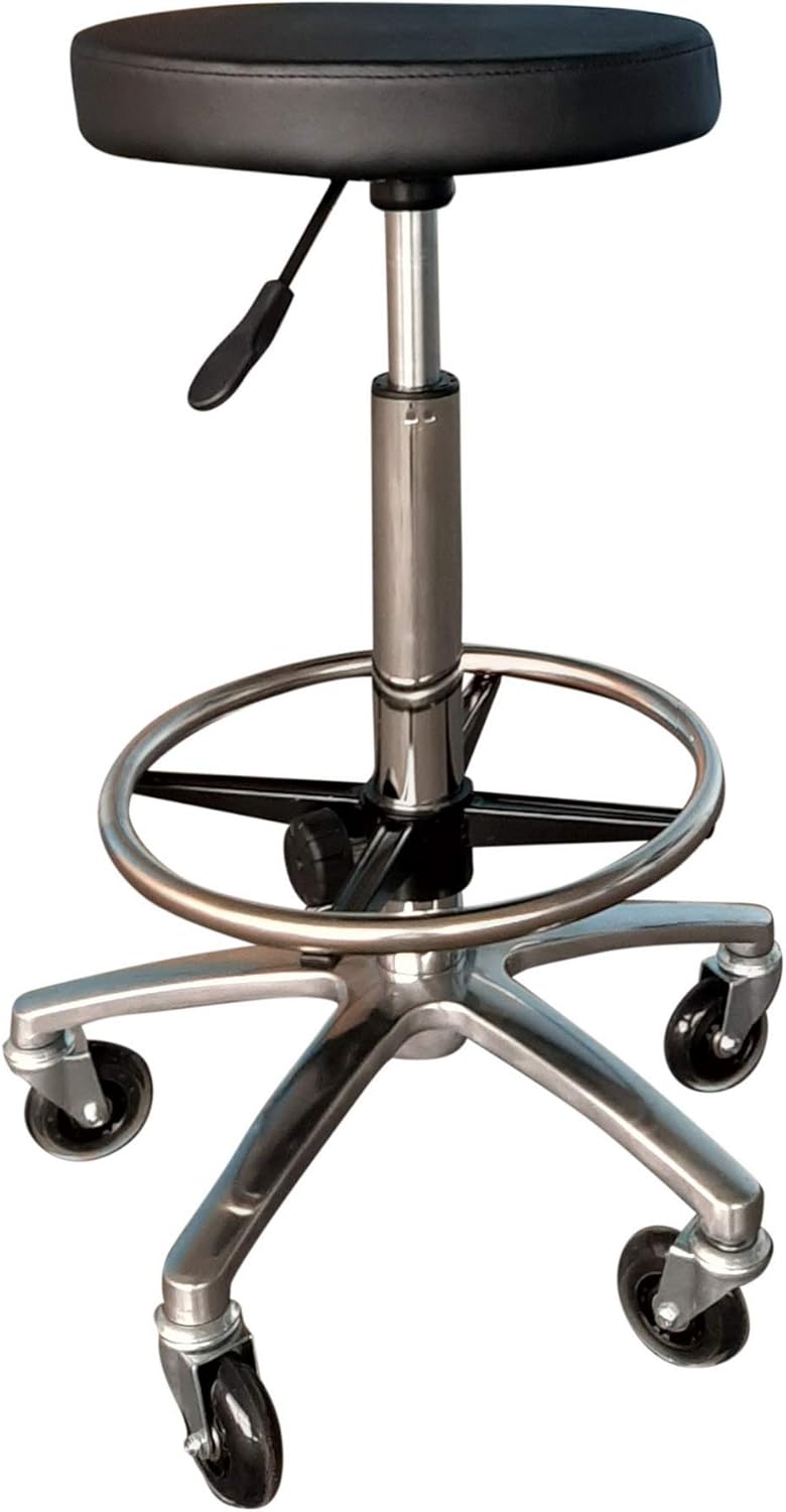 VAKON SALON - Rundhocker auf hochwertigen Rollen mit Fußring