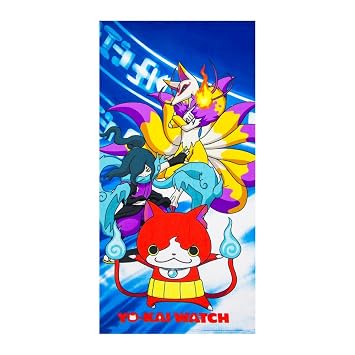 Guizmax Drap De Bain Yo Kai Watch Serviette Plage Enfant