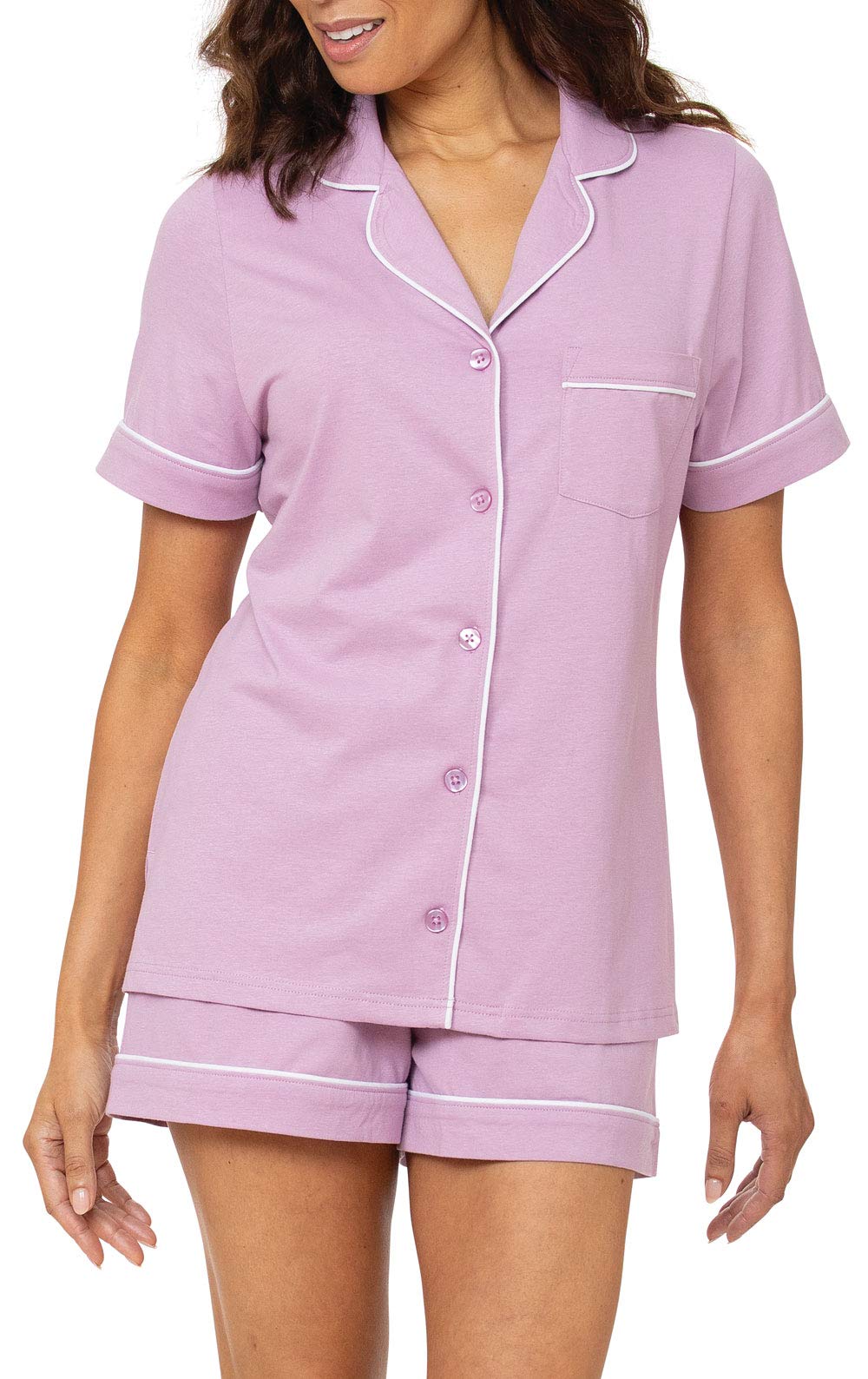 PajamaGram Womens Pajamas Set Plus Size - Plus Size Sleepwear for Women, Lav, 2X Lavender Image