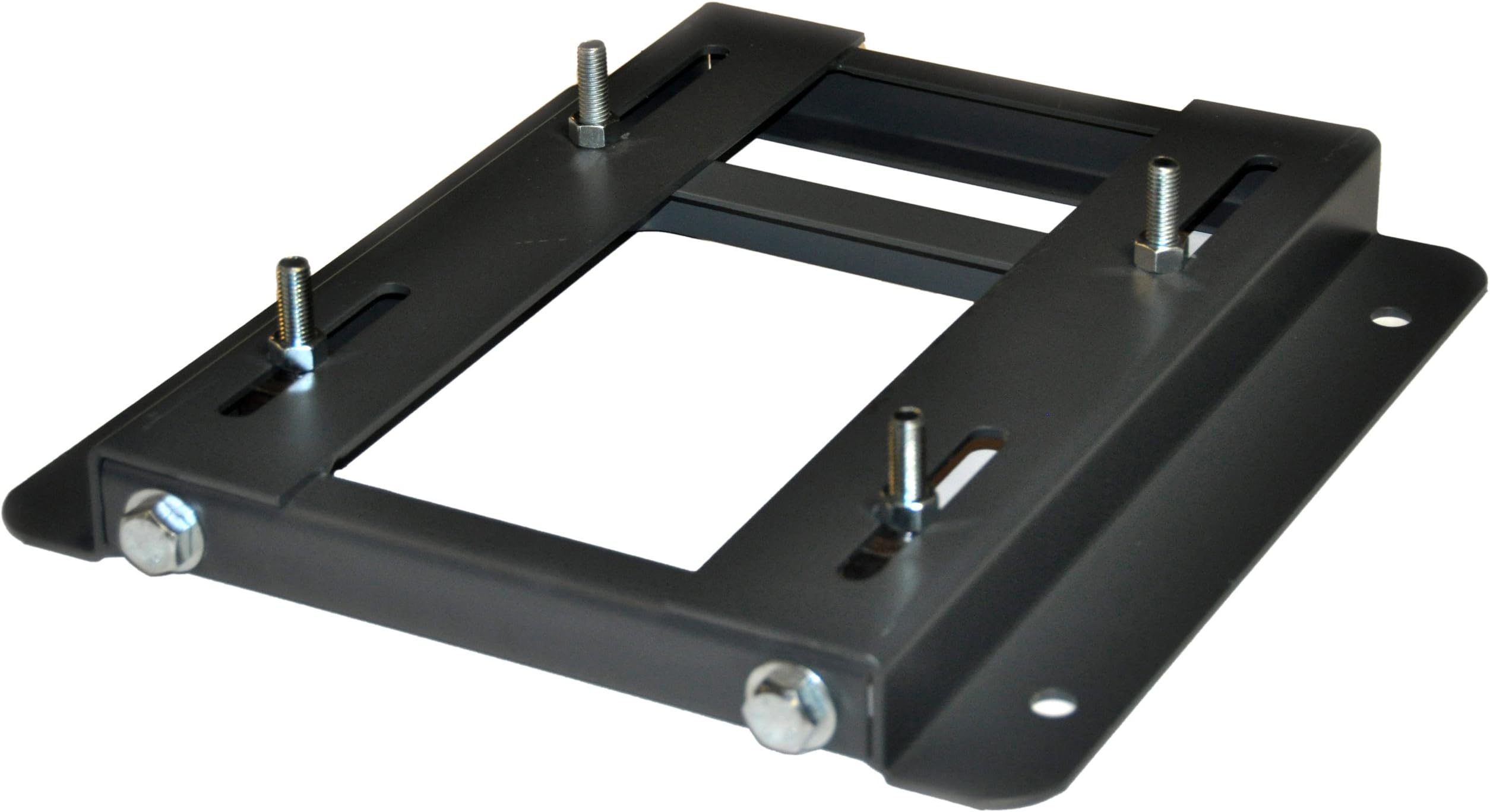 Adjustable Steel Motor Mounting Base, For NEMA Frames 254, Bolt Size 1/2 Inch, Length 17 3/4 Inches, Height 2 Inches, Width 15 1/8 Inches
