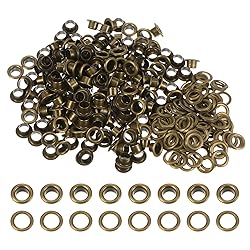 HARFINGTON 200 Set Color Round Grommets 6mm