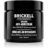 Brickell Men's Revitalizing Anti-Aging Cream For Men, Anti Wrinkle Night Face Cream To Reduce Fine Lines and Wrinkles, With Vitamin E, Jojoba Oil, and Hyaluronic Acid, 2 Ounce, Scented