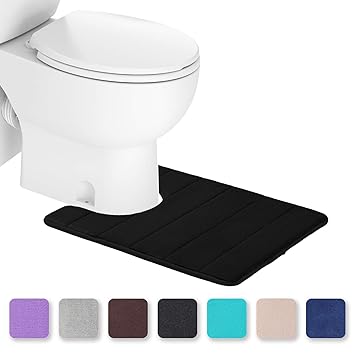 U Shaped Memory Foam Bath Mats Toilet Mat Bathroom Coral Fleece Carpet Home Dyj Bath Mats Home Furniture Diy Plastpath Com Br