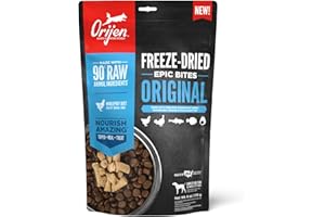 ORIJEN Epic Bites Freeze-Dried Dry Dog Food Original Recipe 6oz Bag