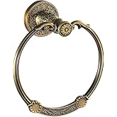 Vintage Style Antique Bronze Towel Ring Retro Towel Holder Wall Mounted Bathroom Hardware