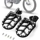 IUVWISN Electric Dirt Bike Wider Foot Pegs Footpegs CNC for Surron Sur Ron LBX ERide Pro SS 2.0 3.0 E-Ride Pro SR/S 79Bike Falcon GT Ventus One Black