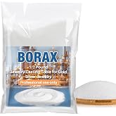 MAQIHAN 7.4oz Borax Flux - Borax Powder for Melting Gold &amp; Silver | Jewelry Casting Supplies, Gold Melting Kit, Metal Casting Kit, Smelting, Crucible, Soldering Flux for Jewelry Making