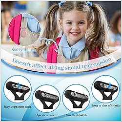 Waterproof Kids Airtag Holder Case Compatible with