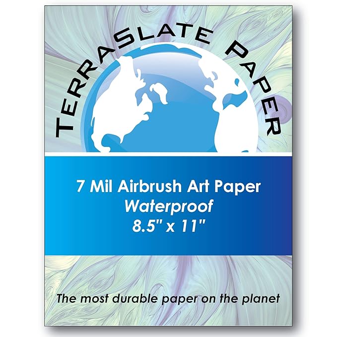 Amazoncom Terraslate Paper 7 Mil 85 X 11 Airbrush Art - 