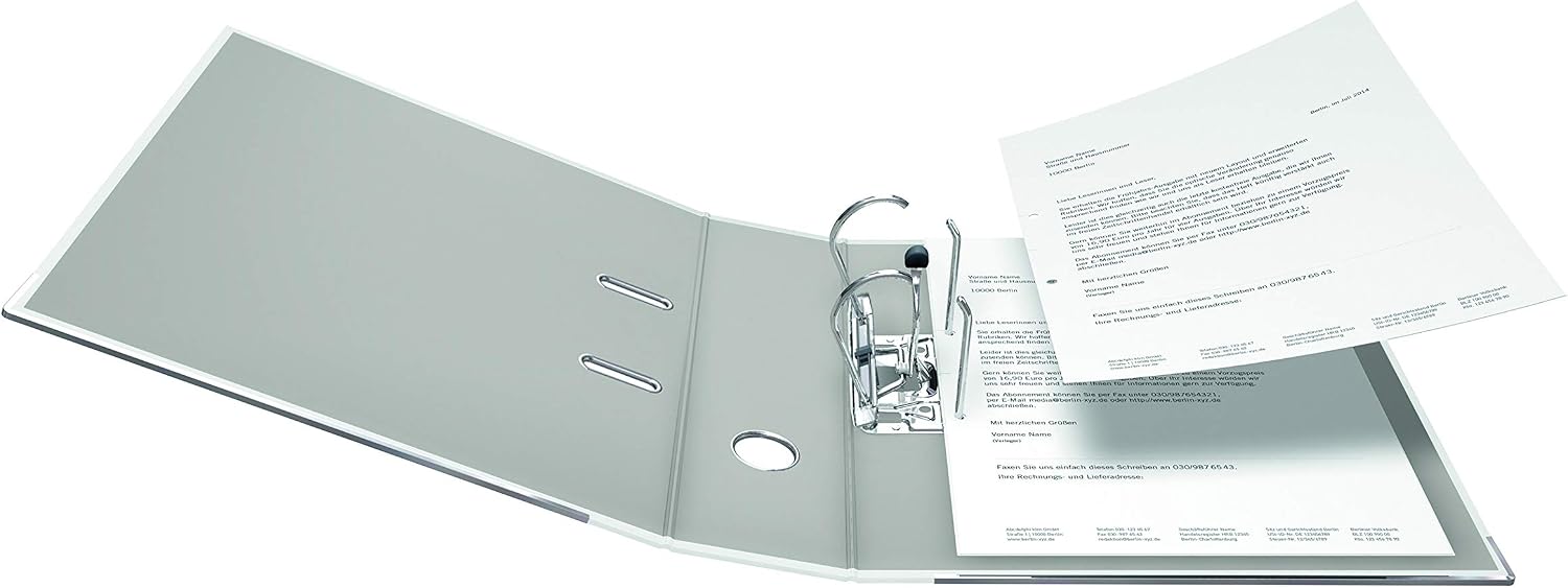 Falken Recycled A4 Folder. Wide White - Image 4