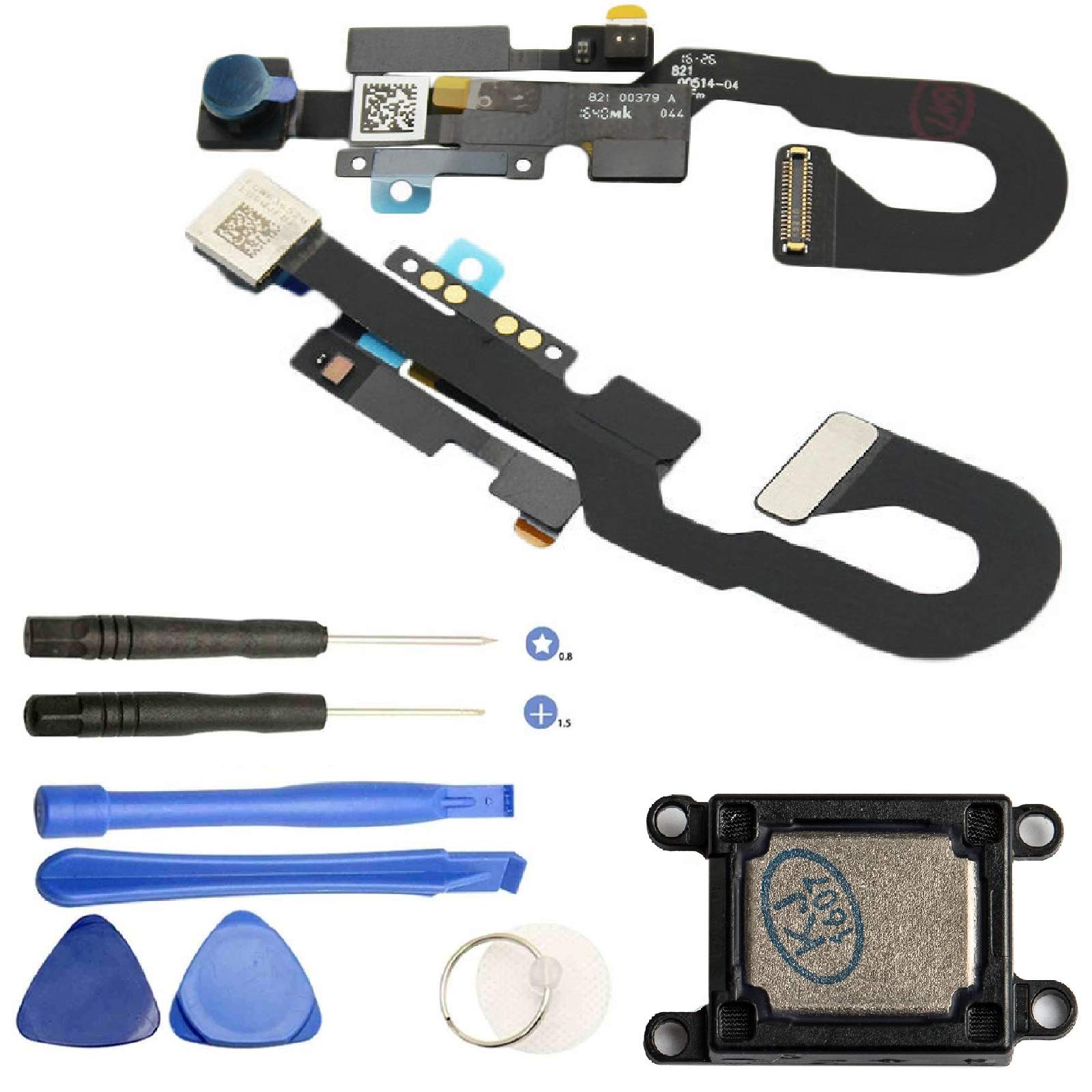 iReplaceParts Front Camera & Ear Speaker For iPhone 7 (4.7") With Proximity Sensor Ambient Light Sensor & Siri Microphone With FREE Tool Kit 821-00514-A