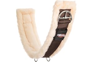 Weaver Leather Fleece Lined Super Cinch, Brown/Maize, 32-Inch