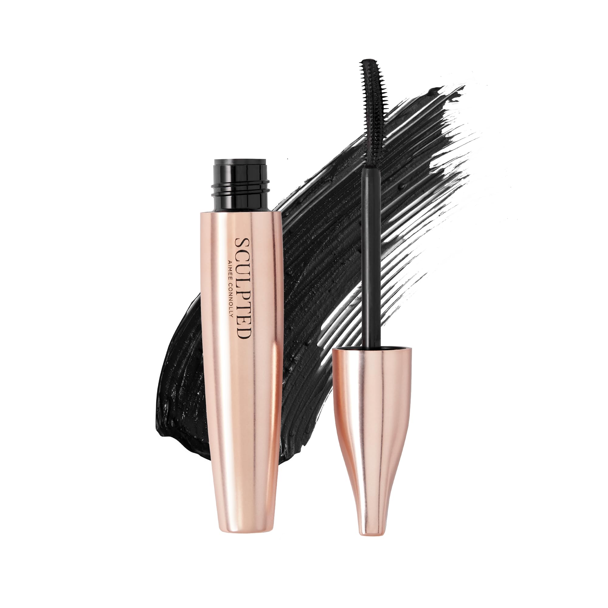 My Mascara Black by Sculpted by Aimee - 12ml Ultra-Black Mascara, Pigment Lengthening, Thickening and Volumising for Long Volume Lashes, Vegan Formula with Provitamin B5 and Curved Wand