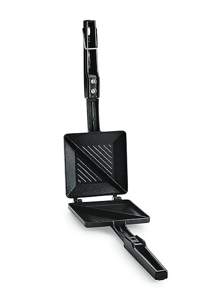 Tosaa Non-Stick Sandwich Toaster (Black)