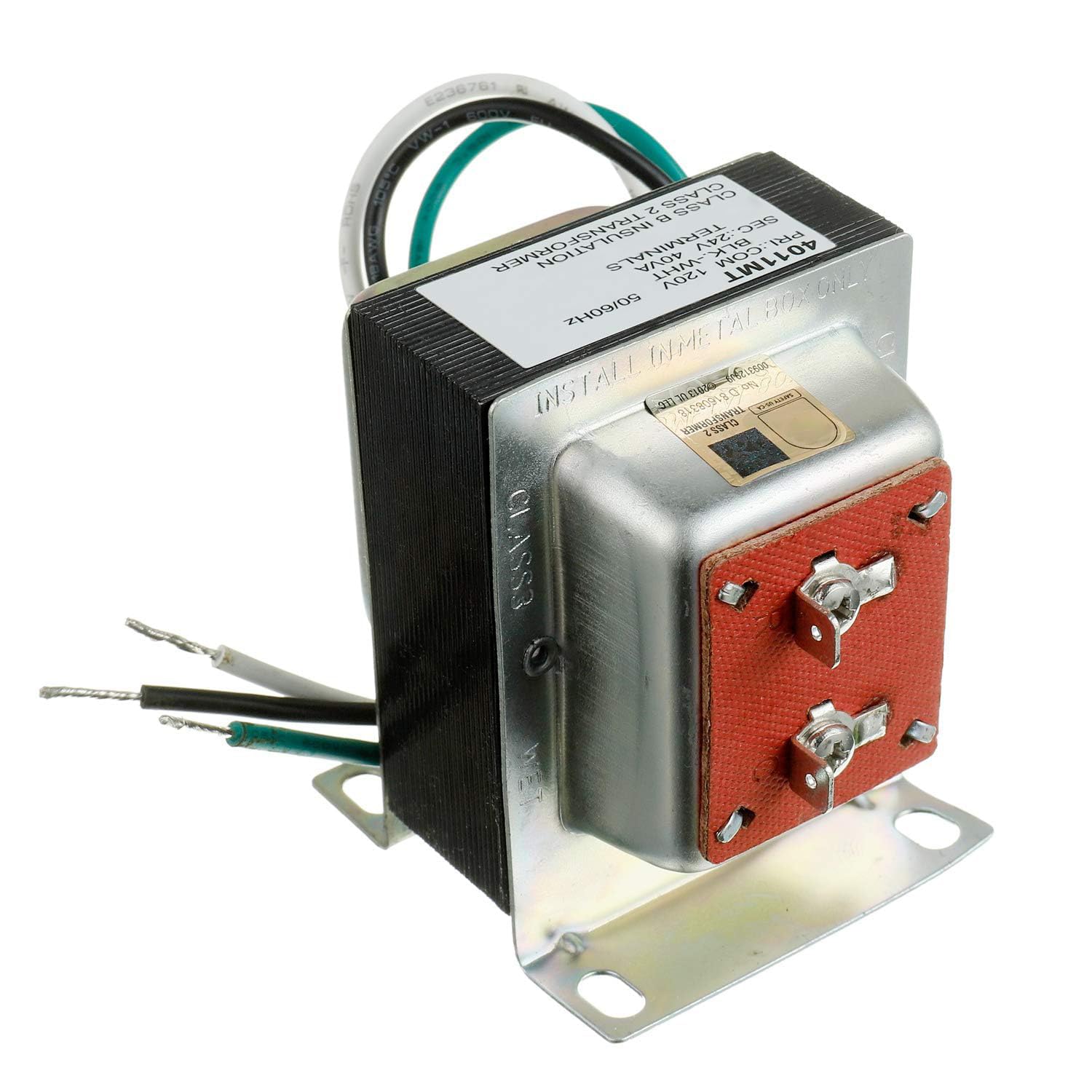 Photo 1 of BOJACK 24V 40VA Thermostat and Doorbell Transformer, Power Supply Compatible with Nest, Ecobee, Sensi and Honeywell Thermostat, Nest Hello Doorbell and All Versions of Ring Doorbell