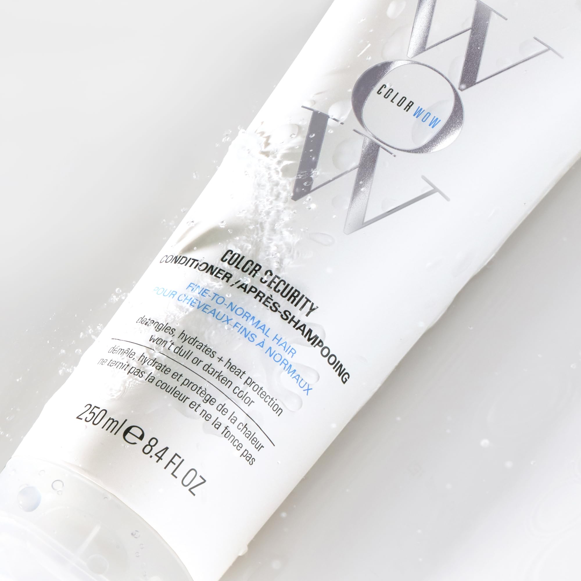 COLOR WOW Color Security Conditioner for Fine to Normal Hair – Weightless hydration for fine, thin, fragile hair | Detangles, nourishes + adds shine with Argan Oil | Color safe | Heat protection