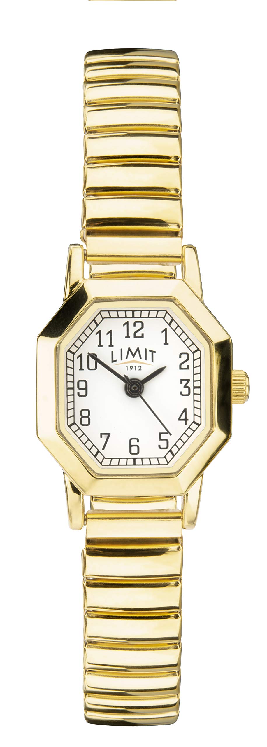 Limit | Women's Gold Tone Expandable Bracelet | White Dial | 6498