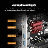 GLOTRENDS U3044AC 4-Port PCIe USB Expansion Card 2 USB-C 2 USB-A 5Gbps view 5