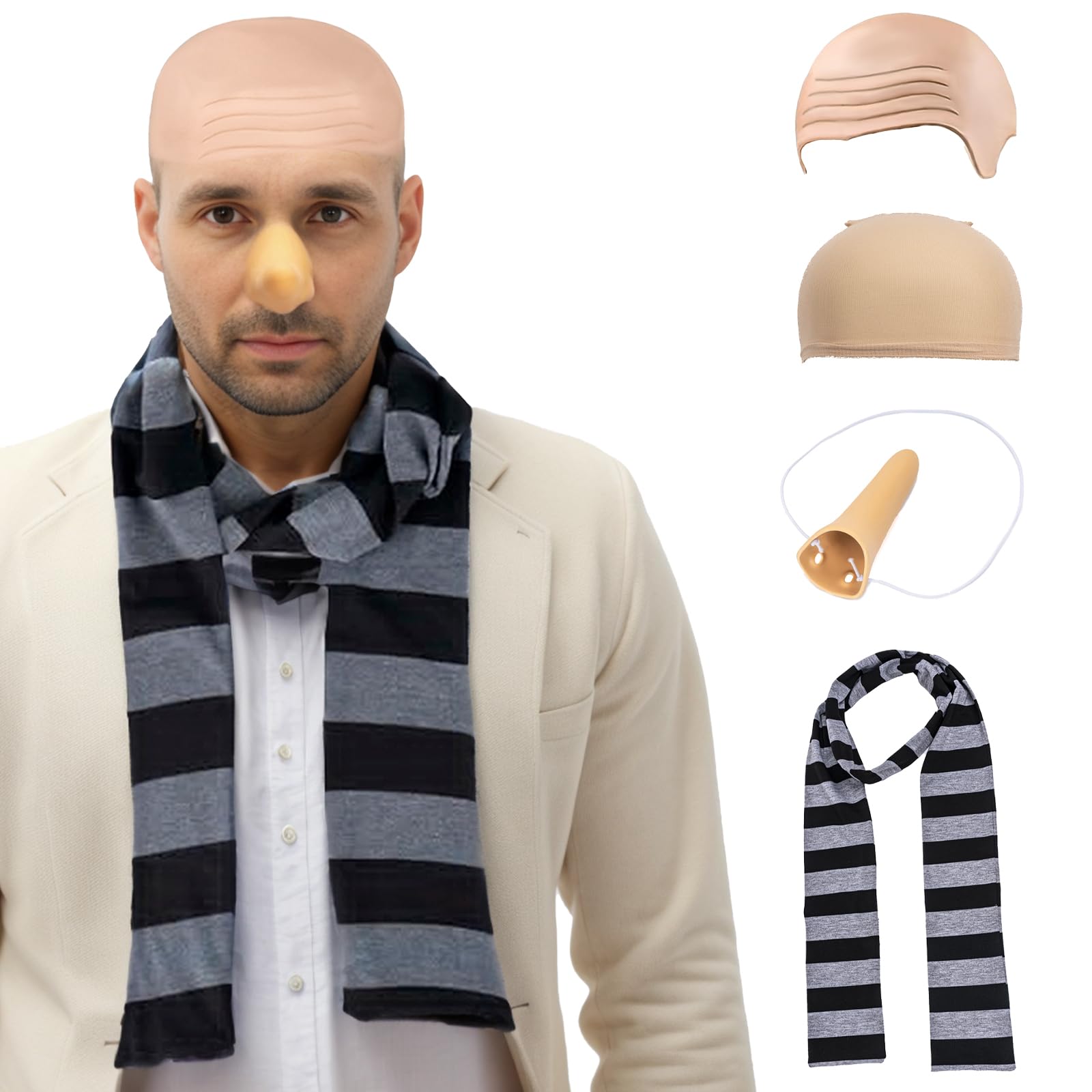 CozofLuv costume accessories (Full set), Standard, Skin Color, Standard โ image 1