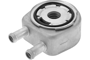 HEROFFIX 1 Pc Engine Oil Cooler for Hyundai Santa Fe 2010-2012 Engine Transmission Oil Cooler No.264102G100 Silver Tone Alumi
