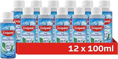 Colgate Plax Cool Mint Alcohol Free Mouthwash 12 x 100ml