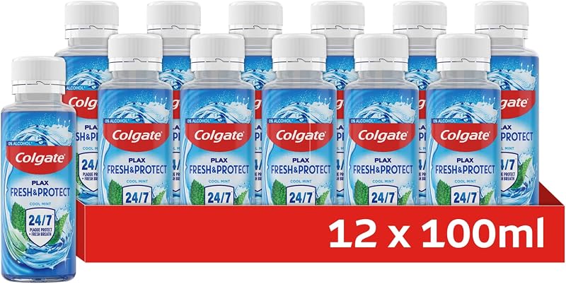 Colgate Plax Cool Mint Alcohol Free Mouthwash 12 x 100ml