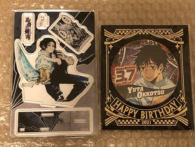 Amazon 呪術廻戦 名場面ジオラマフィギュア バースデイ 缶バッジ 乙骨憂太 原作 アクリルスタンド ジャンプショップ バースデー 303 フィギュア ドール 通販