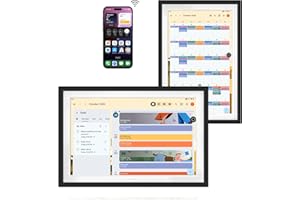 CHANGINGTOUCH 10.1" Digital Google Calendar:Chore Chart and Planner for Family Schedules|Picture Frame with Anti-Glare Touchscreen|Wall-Mount or Desktop|Google Voice Assistant,Home Hub,App Store|Li-Battery&Speakers